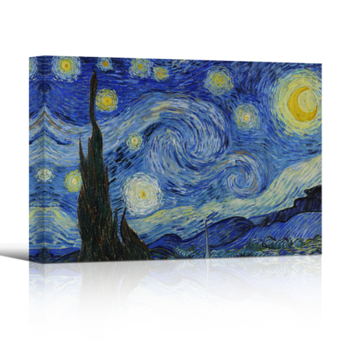  wall26 - Starry Night by Vincent Van Gogh - Framed