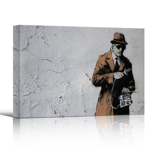 Seven-Figure Banksy <em>Spy Booth</em> Vandalized