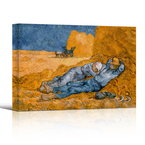 Sold ARTCANVAS Noon - Rest from Work 1890 by Vincent Van Gogh Canvas Art Print