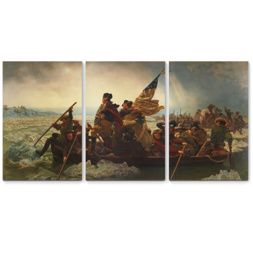 Print Wall fashion Art Set Washington Crossing The Delaware