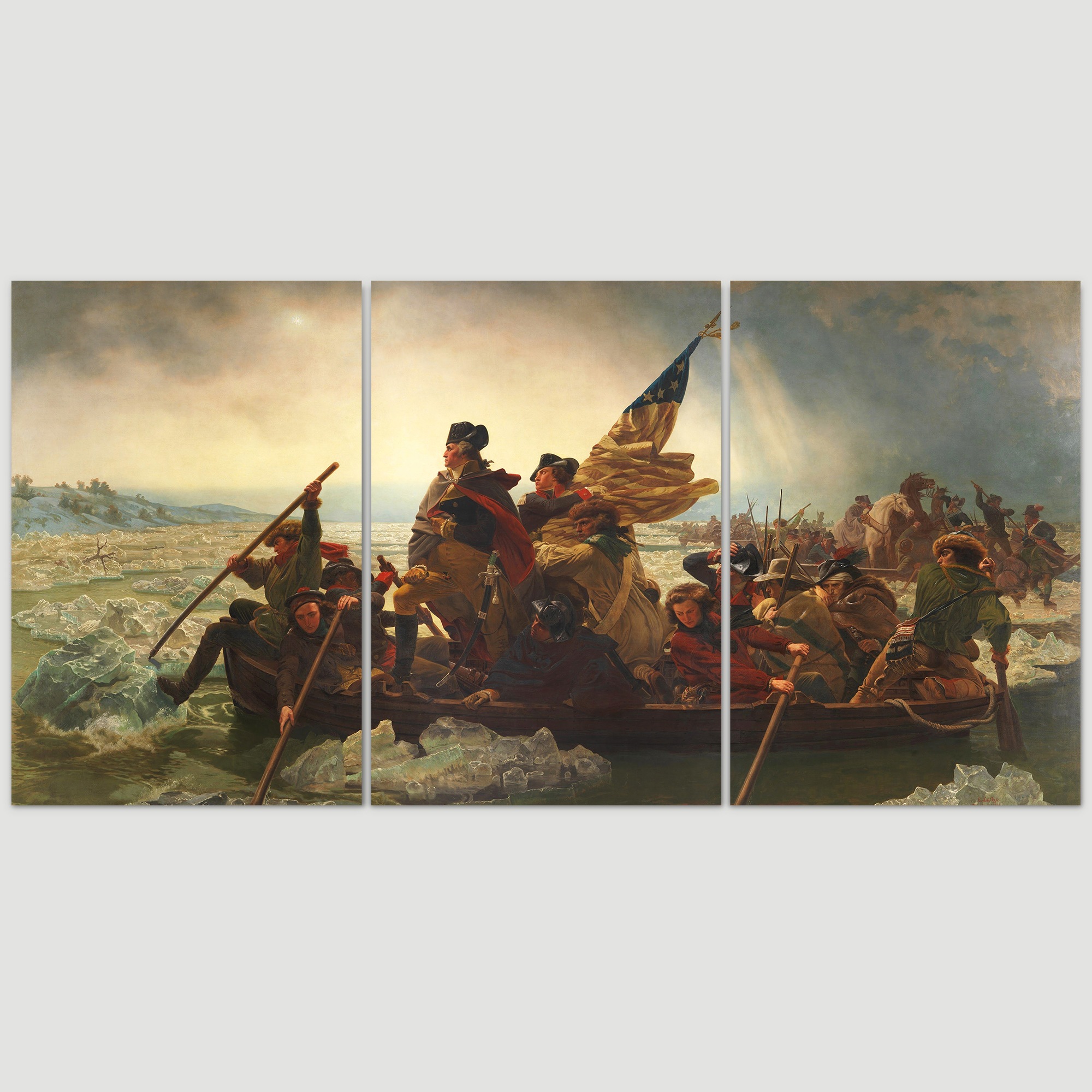 Washington Crossing The Delaware Print Canvas - Free Shipping